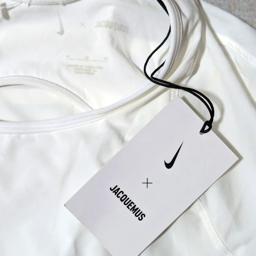 Nike X JACQUEMUS La Robe Mini Dress White Size M Tenniscore - Picture 9 of 15